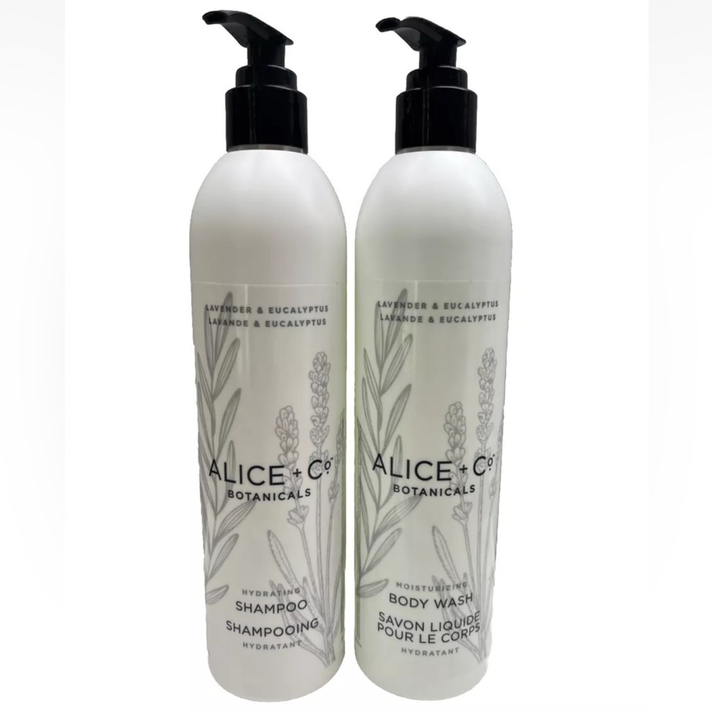 ALICE + Co. Botanicals - Hydrating Shampoo and Moisturizing Body Wash, 2 Piece￼